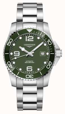 LONGINES Hydroconquest 41mm automático | esfera verde | acero inoxidable L37814066