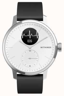 Withings Scanwatch 42mm blanco - reloj inteligente híbrido con ecg HWA09-MODEL 3-ALL-INT
