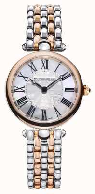 Frederique Constant Art déco femenino | pulsera de acero bicolor | nácar FC-200MPW2AR2B