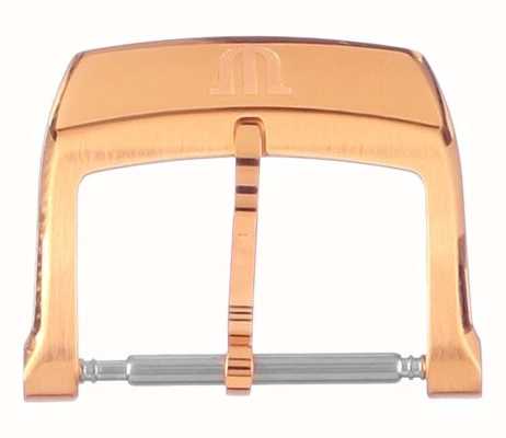 Maurice Lacroix Hebilla de acero inoxidable chapada en oro rosa (solo correa) | 18 mm ML500-5004