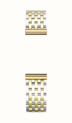 Herbelin Pulsera de reloj intercambiable Antarès - pvd bicolor oro / acero inoxidable - solo correa BRAC.17048/T