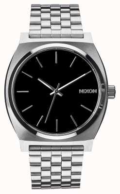 Nixon Contador de tiempo | negro | pulsera de acero inoxidable | esfera negra A045-000-00