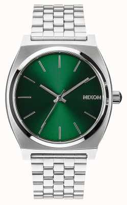 Nixon Contador de tiempo | rayo de sol verde | pulsera de acero inoxidable | esfera verde A045-1696-00