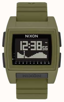 Nixon Base tide pro | excedente | digital | correa de silicona verde A1307-1085-00