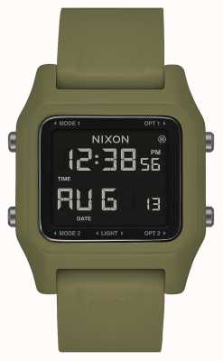 Nixon Grapa | aceituna | digital | correa de silicona verde oliva A1309-333-00