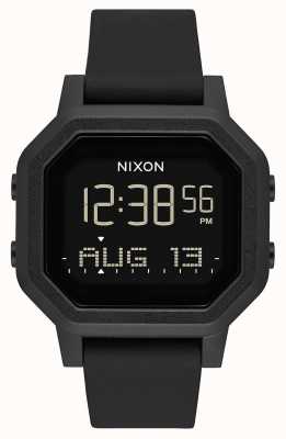 Nixon Sirena | todo negro | digital | correa de silicona negra A1311-001-00