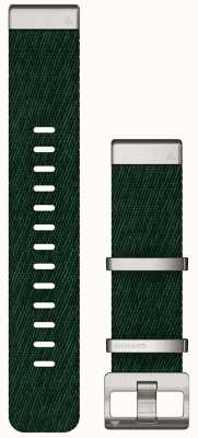Garmin Solo correa verde Quickfit 22 de tejido jacquard de nailon 010-13008-00