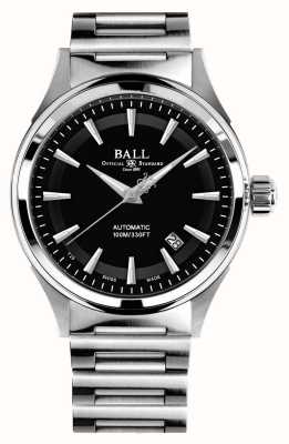 Ball Watch Company Victoria del bombero | pulsera de acero inoxidable | esfera negra | 40mm NM2098C-S4J-BK