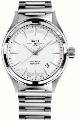 Ball Watch Company Victoria del bombero | pulsera de acero | esfera blanca | 40mm NM2098C-S4J-SL