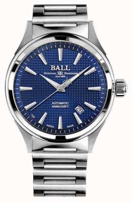 Ball Watch Company Victoria de bombero | pulsera de acero | clous de paris azul NM2098C-S5J-BE