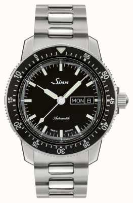Sinn 104 st sa i, reloj de piloto clásico brazalete de dos eslabones 104.010-BM1040104S