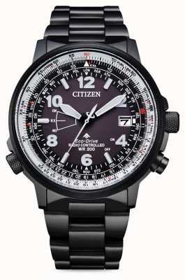 Citizen El mundo controlado por radio eco-drive de los hombres perpetuo en CB0245-84E