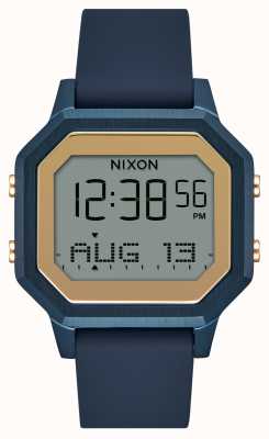 Nixon Reloj siren ss azul marino con correa de silicona A1211-1859