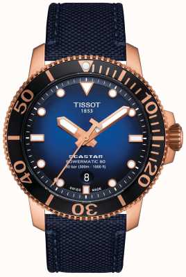 Tissot Seastar 1000 | powermatic 80 | esfera azul | Fabrica azul T1204073704100