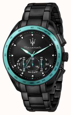Maserati Reloj traguardo aqua edition chapado en negro R8873644002