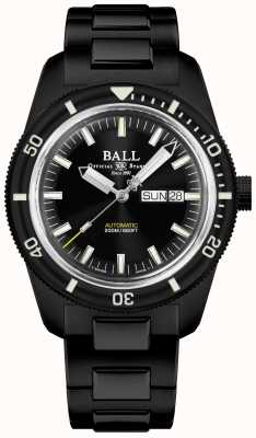 Ball Watch Company Ingeniero ii | herencia de skindiver | auto | tic revestimiento negro DM3208B-S4-BK