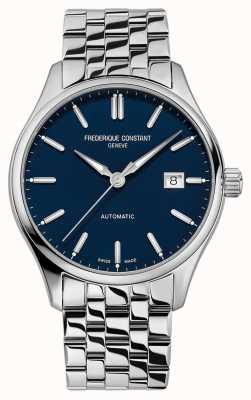 Frederique Constant Esfera azul clásica automática de 40 mm FC-303NN5B6B
