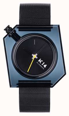 Klasse14 K14 dark 40mm pulsera de malla milanesa negra WKF20BK001M