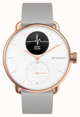 Withings Scanwatch reloj inteligente híbrido en oro rosa de 38 mm con ecg HWA09-MODEL 5-ALL-INT
