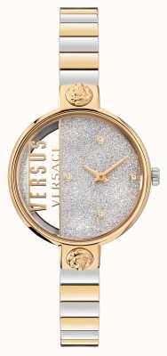 Versus Versace Rue denoyez reloj de dos tonos con esfera brillante VSPZV0221