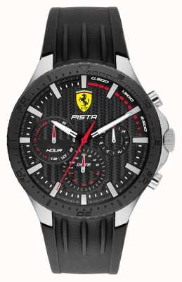 Scuderia Ferrari Correa de silicona negra pista dual track 0830853
