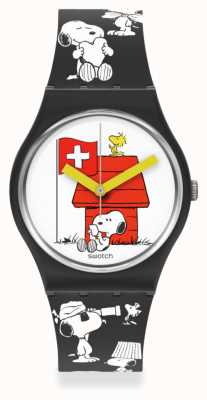Swatch Reloj grande bracchetto swatch x peanuts snoopy SO28Z107