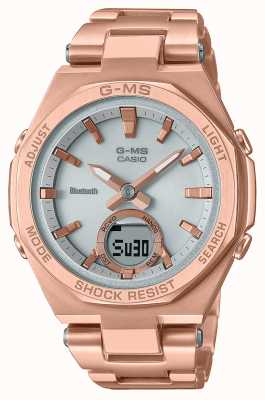 Casio Baby-g reloj bluetooth de acero inoxidable en oro rosa MSG-B100DG-4AER