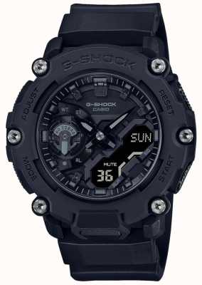Casio Reloj G-Shock Core Guard de carbono monocromático negro GA-2200BB-1AER