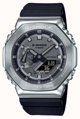 Casio Reloj G-Shock con correa de resina y caja de acero inoxidable GM-2100-1AER