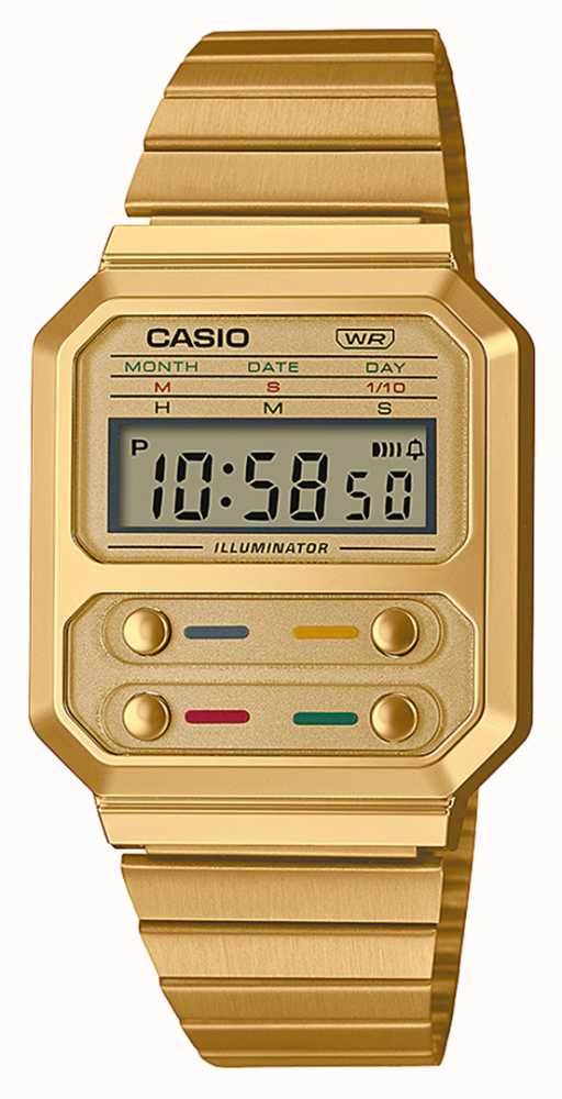 Reloj Digital Casio de Mujer LA670WGA Dorado Retro Barato
