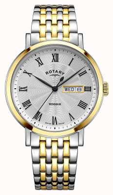 Rotary Reloj Windsor bicolor de acero inoxidable GB05421/01