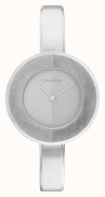 Calvin Klein Esfera plateada de mujer | reloj de pulsera de acero inoxidable 25200022