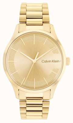 Calvin Klein Esfera dorada | pulsera de acero inoxidable dorado 25200038