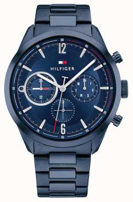 Tommy Hilfiger Mateo de los hombres | esfera azul | pulsera chapada en azul 1791945