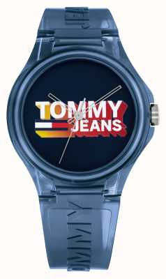 Tommy Jeans Reloj de hombre Berlin de silicona azul. 1720028