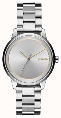 MVMT Mujer | perfil | esfera plateada | pulsera de plata 28000186-D