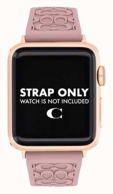 Coach Correa Apple Watch (38/40/41mm) silicona rosa 14700040
