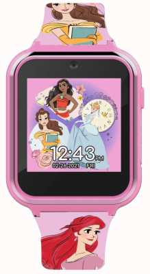 Disney Reloj interactivo de silicona princesa rosa (solo en inglés) PN4395