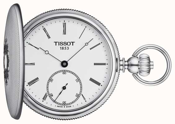 Tissot Reloj savonette mecánico completo grabado hunter T8674051901300
