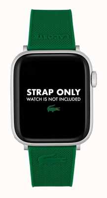 Lacoste Correa Apple Watch (42/44/45mm) silicona verde 2050011