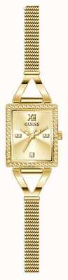 Guess Reloj de mujer Grace con pulsera de malla fina en color dorado GW0400L2