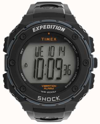 Timex Reloj digital resistente para hombres | correa negra TW4B24000