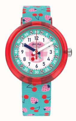 Flik Flak Garden fiesta correa de mascota reciclada cherrytastic FPNP057C