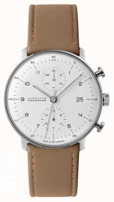 Junghans Reloj cronoscopio max bill para hombre con cristal de zafiro 27/4502.02