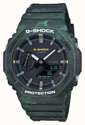 Casio reloj verde serie g-shock foggy forest GA-2100FR-3AER