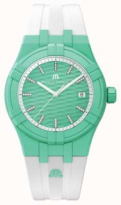 Maurice Lacroix Aikon cuarzo #tide upcycled-plastic (40mm) menta verde / blanco AI2008-CCCC1-3A0-0