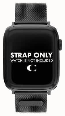 Coach Correa Apple Watch (42/44mm) malla negra 14700062