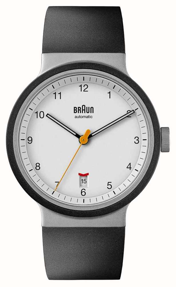 Braun Reloj Automático Para Hombre Bn0278 Esfera Blanca BN0278WHBKG - First  Class Watches™ ESP