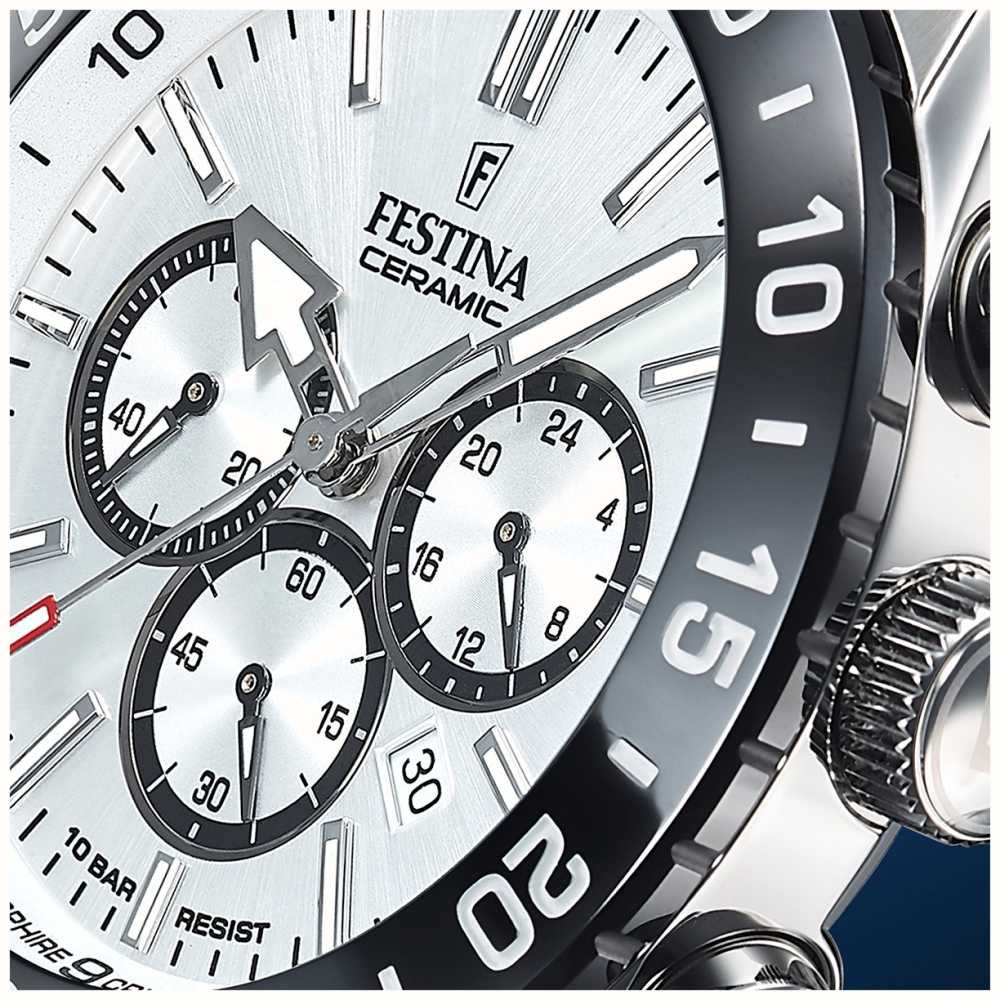 RELOJ FESTINA F20575/3 NEGRO CORREA DE ACERO, HOMBRE