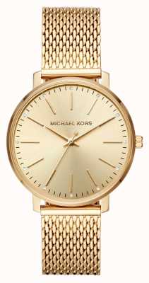Michael Kors Reloj Pyper de acero inoxidable en tono dorado MK4339